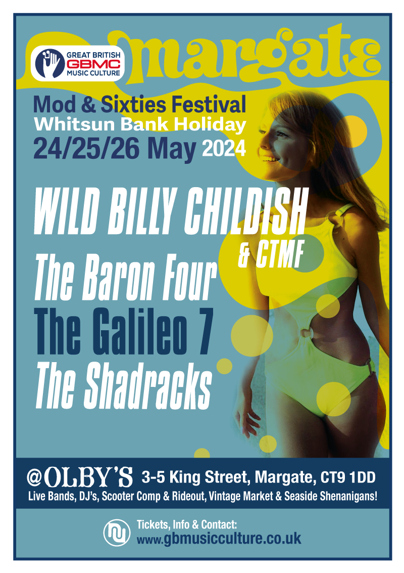 tickets » Margate Mod + 60’s Weekend2024 (Early Bird)