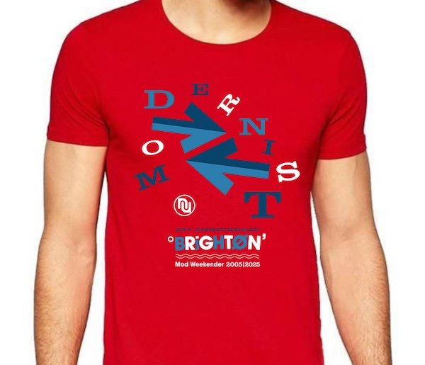 NUTs Brighton 2025 T-Shirt-Blue - Image 2